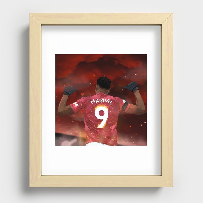 Anthony Martial Recessed Framed Print