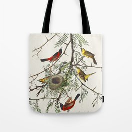 Orchard Oriole from Birds of America (1827) by John James Audubon Tote Bag