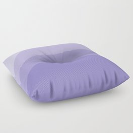 Four Shades of Lavender Curved Floor Pillow