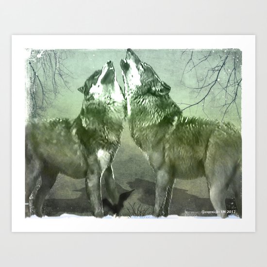Wolves Art Print