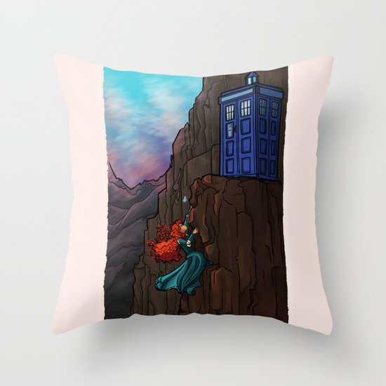Touch the sky...and then the stars. Throw Pillow