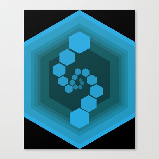 Hexagon Canvas Print