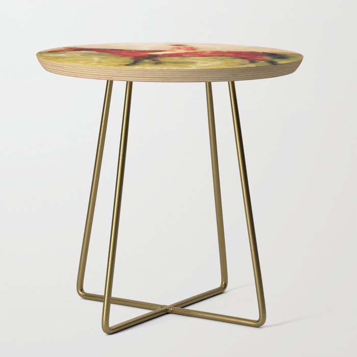 Jockey On A Fall Day Impressionism Side Table By Kyletwebster