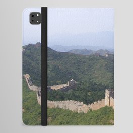 China Photography - Great Wall Of China Stretching Over Numerous Mountains iPad Folio Case