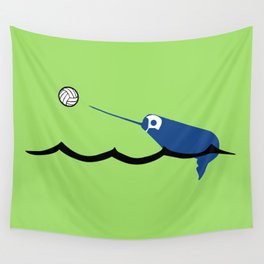 Water Polo Narwhal Wall Tapestry