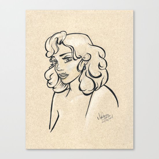 Beauty Mark Canvas Print