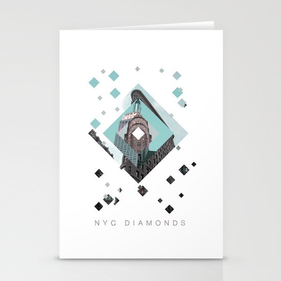 New York City Diamonds Stationery Cards