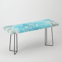 Blue Roses Bench