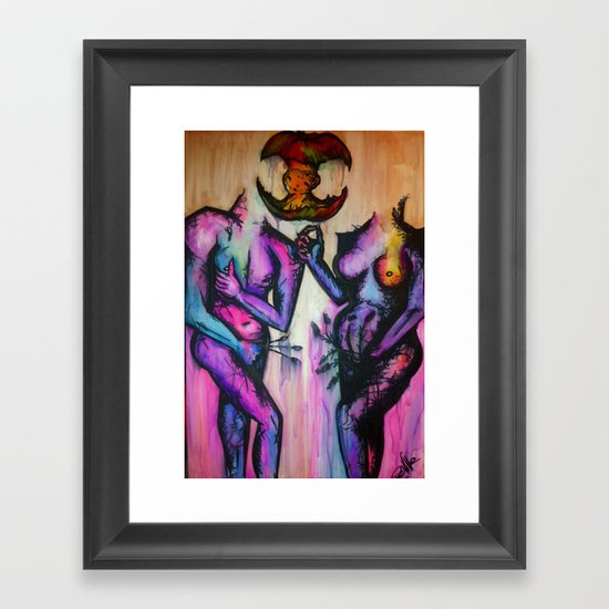 Adam and Eve Framed Art Print