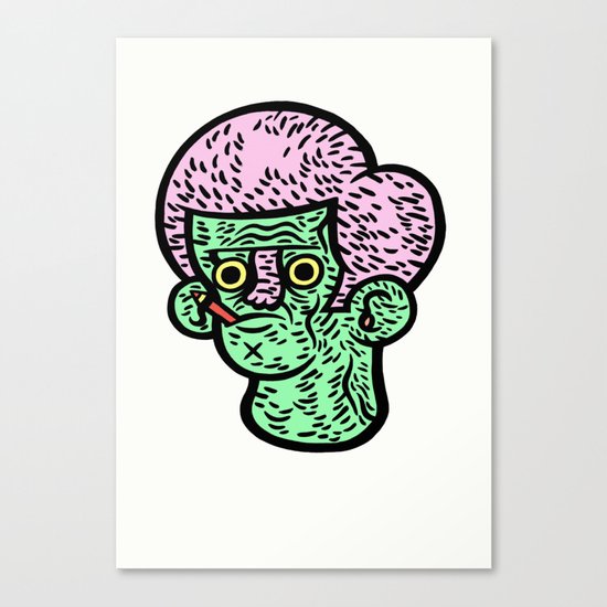 Just chewing Canvas Print