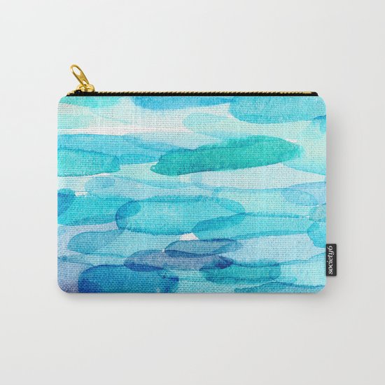Watercolor folk Carry-All Pouch