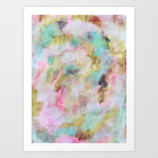 Abstract Clouds Art Print