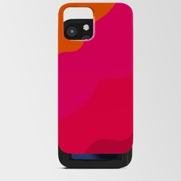 Hot Pink to Orange II iPhone Card Case