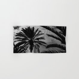 Noir Palmtrees Hand & Bath Towel