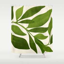 The Wanderer - House Plant Illustration Shower Curtain