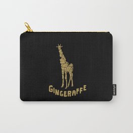 Animal Food GINGER "Gingeraffer" Giraffe Carry-All Pouch | Animal, Design, Graphicdesign, Cute, Statement, Show, Ready, Dogs, One Of A Kind, Vegetable 