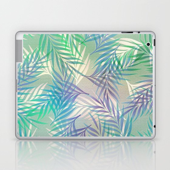 Palm Leaf Pattern Laptop & iPad Skin