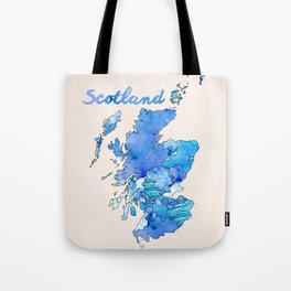 Watercolor Countries - Scotland Tote Bag