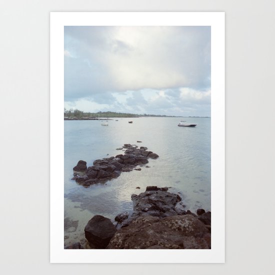 Sunrise in Mauritius Art Print