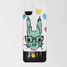 Bunny Wabbit Hearts Android Card Case