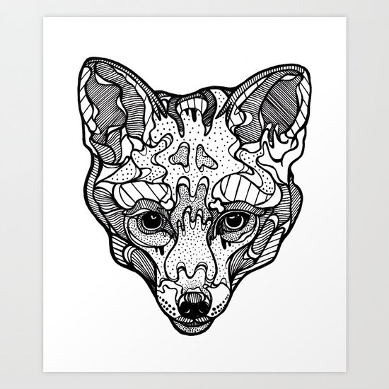 Fox Art Print