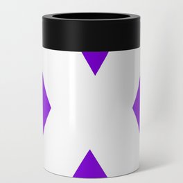 x (White & Violet Letter) Can Cooler