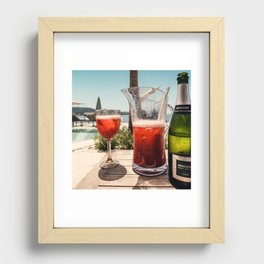 Spain Photography - Cold Refreshment On A Hot Summer Day Recessed Framed Print