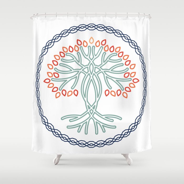 (1970's) Tree of Life Shower Curtain