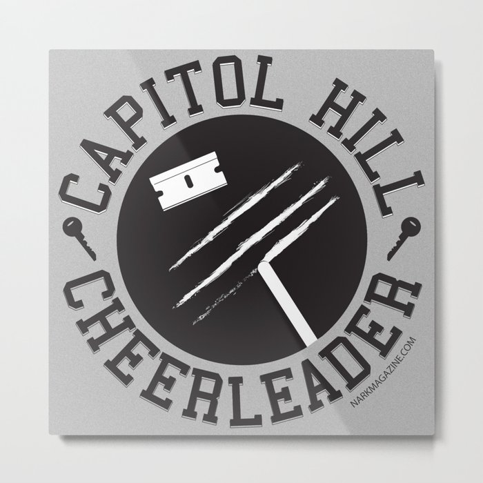 Capitol Hill Cheerleader Metal Print