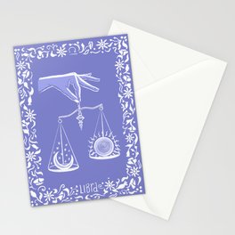 Libra Stationery Card