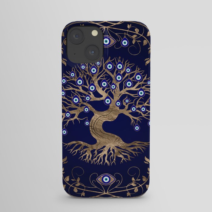 Tree of Life Evil Eye Ornament iPhone Case