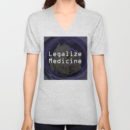 Legalize Medicine #loveLeafleur V Neck T Shirt