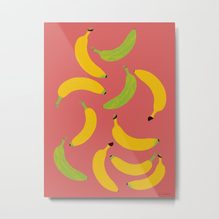 Banana Harvest Metal Print