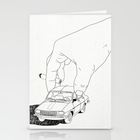 Driving home Stationery Cards
