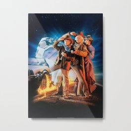 Back to the Future 10 Metal Print | Docbrown, Awesome, Backtothefuture, 80Sfilms, 88Milesperhour, Graphicdesign, Bttf, Cool, Doctoremmettbrown, Car 
