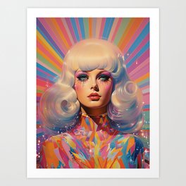 LGBTQ+ Queen Art Print