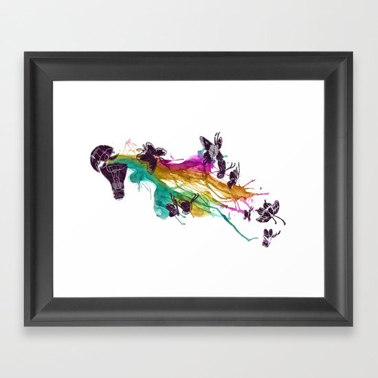 Follow the Colors Framed Art Print