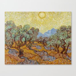 Olive Trees, 1889 by Vincent van Gogh Canvas Print