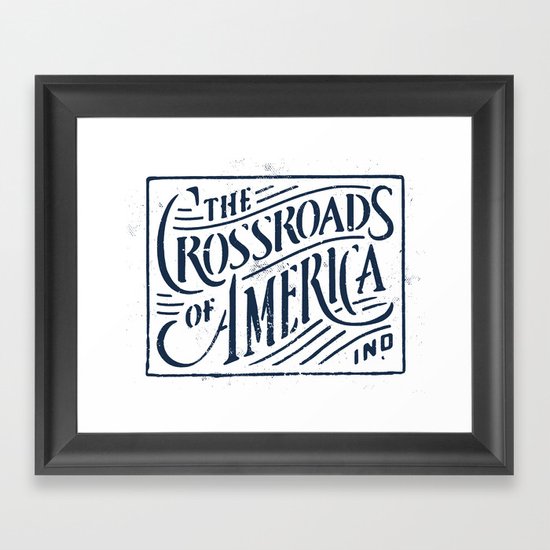 Indiana Framed Art Print