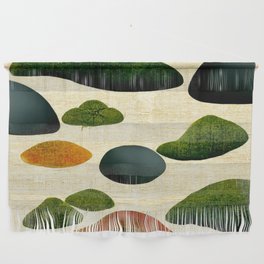 Minimalistic Abstract Tree Tops Illustration I Wall Hanging