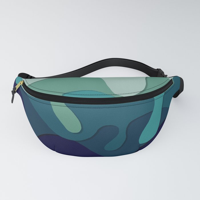 paper cut abstract  Fanny Pack