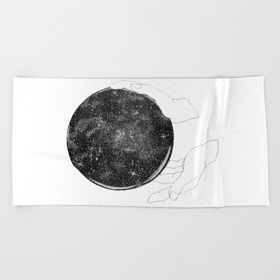The Stargazer's Future is the Past Beach Towel