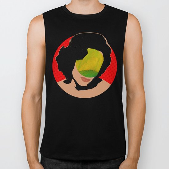 Elizabeth · green color Biker Tank