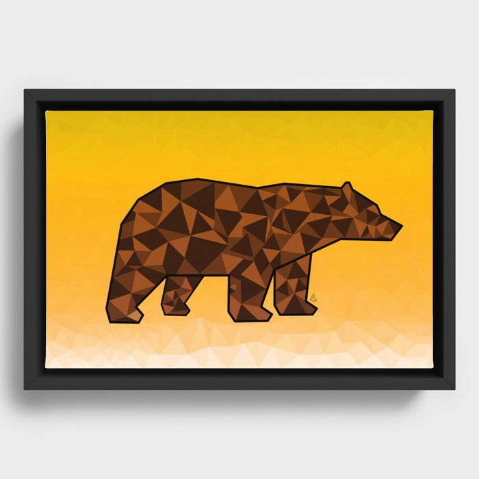 Baloo Honey Bear  Framed Canvas