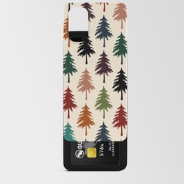 Colorful retro pine forest 10 Android Card Case
