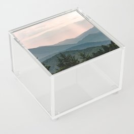 Smoky Mountain Pastel Sunset Acrylic Box