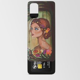 Herbal Flower Floral Woodland Maiden Tree Art Android Card Case