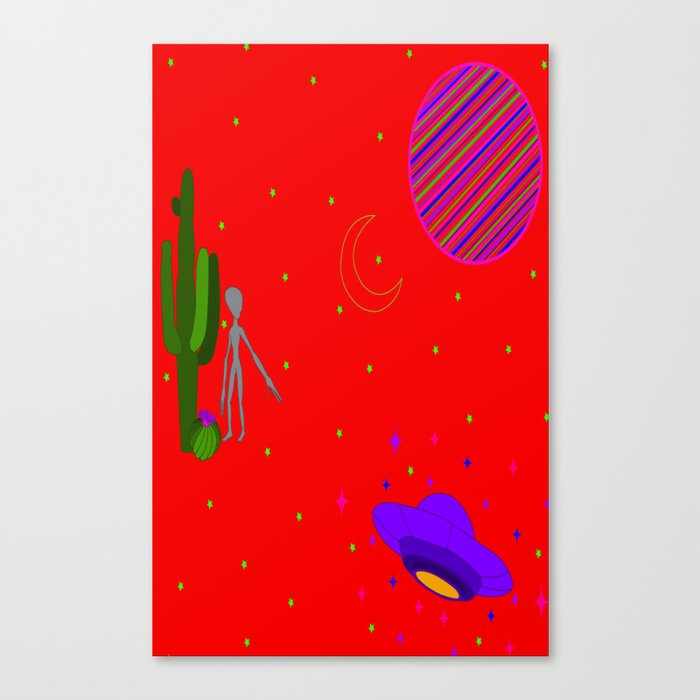 Space Disco Canvas Print