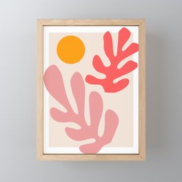 Henri Matisse - Leaves - Blush Framed Mini Art Print
