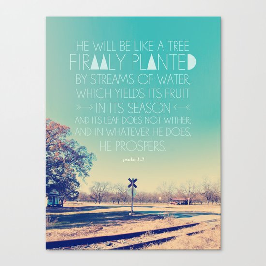 Psalm 1:3 Canvas Print